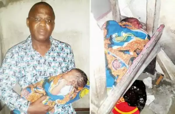 2-day old baby boy found abandoned on Lagos street