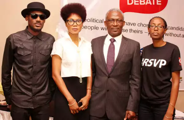 2face Idibia, Funmi Iyanda, others present as EIE announces election debate series for 2015