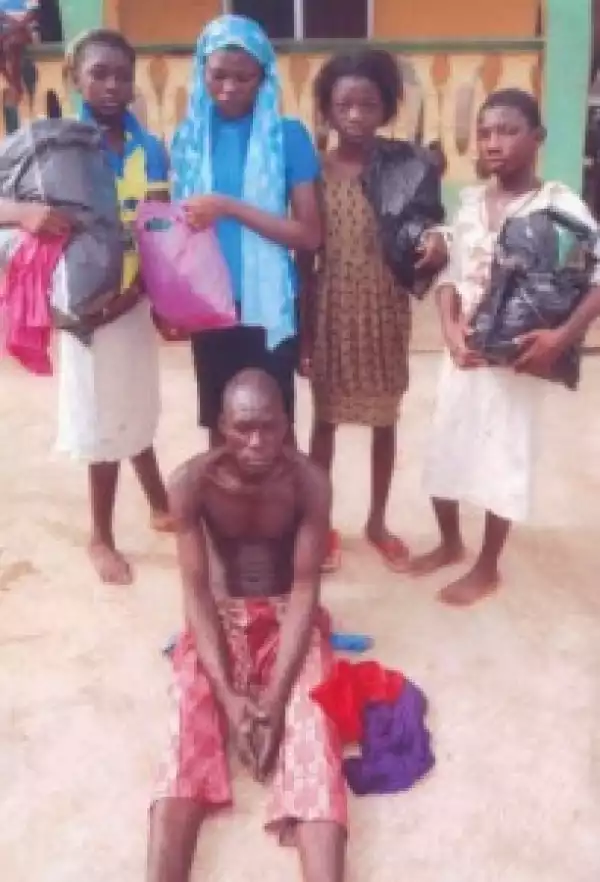 47-Year-Old Kidnapper Caughts With 4 Girls In Ogun