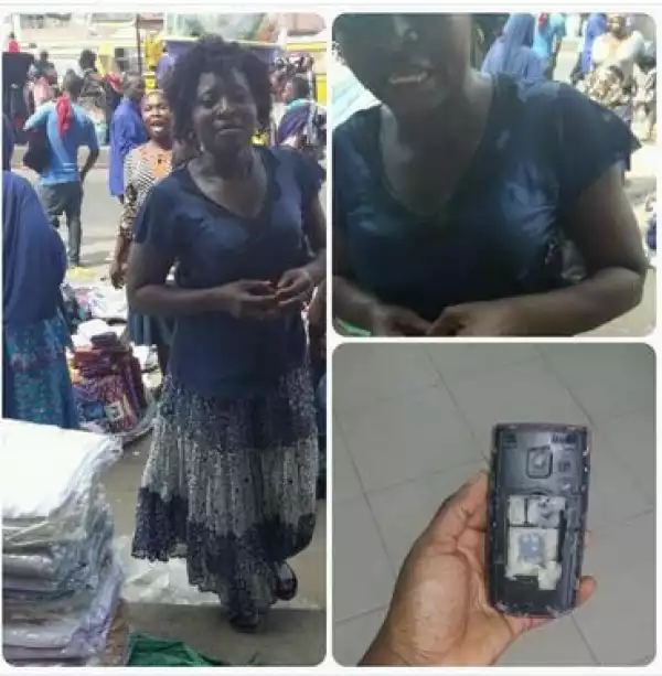 A Woman Bought Phone And Later Discovered That The Phone Was Filled With Fufu