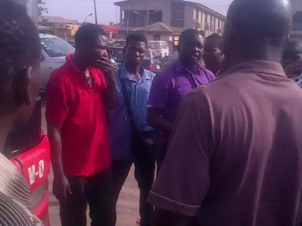 Accident Leads To Fight Between BRT Staff And Car Owner In Lagos