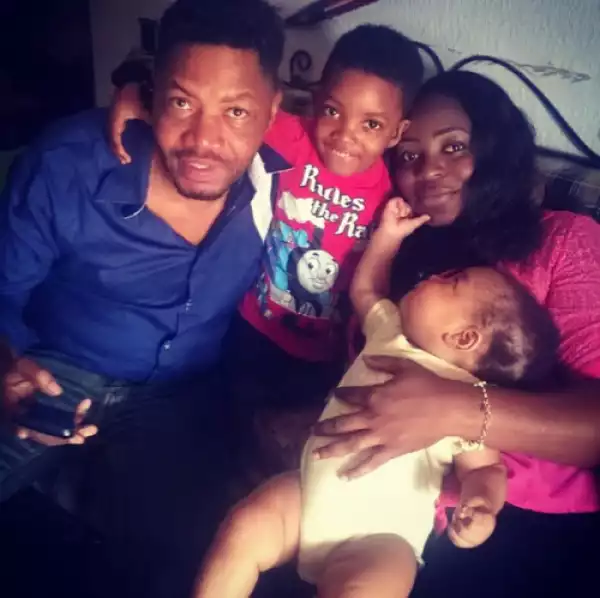 Actor Ernest Obi shows off his family...