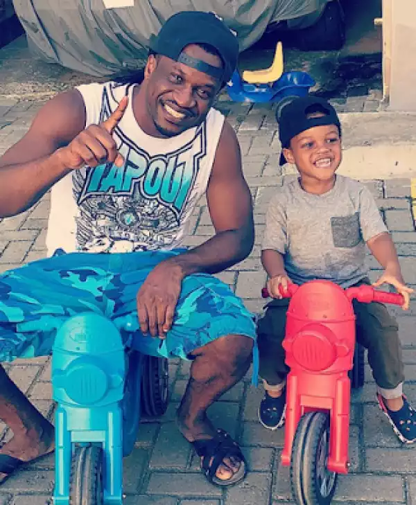 Adorable New Photos Of Paul Okoye And His Son