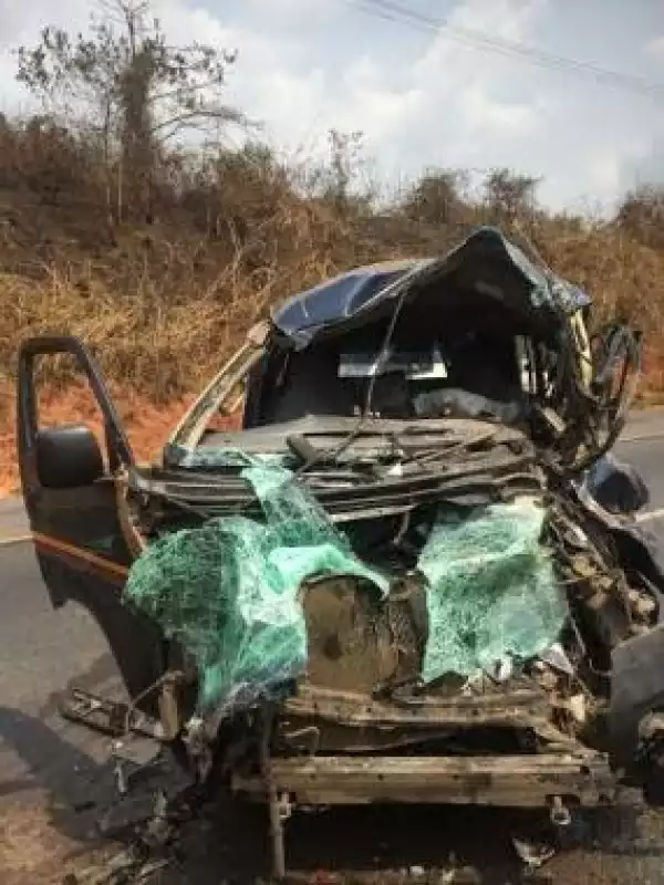 An Accident that occur along Benin-Ore express way this afternoon