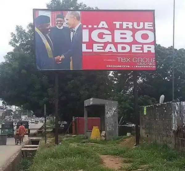 Another Okorocha/Obama Billboard Seen In Owerri