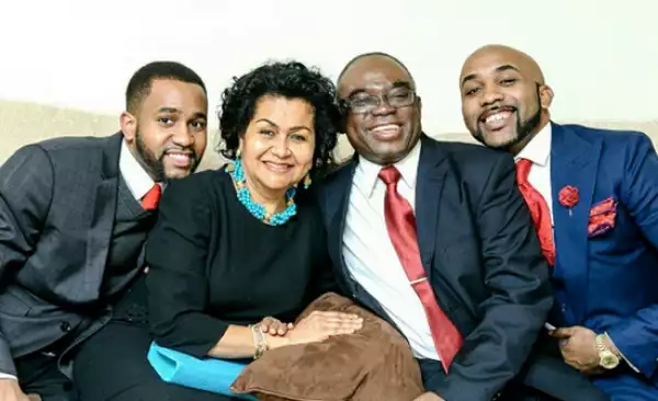 Banky W Shares Beautiful Photos Of His Family