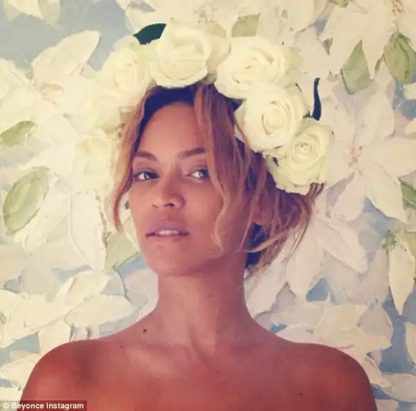 Beyonce Shares Flawless Make-up Free Photo