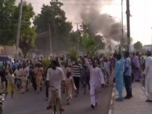Blasphemy: Youths Protest In Kano, Burn Shariah Court