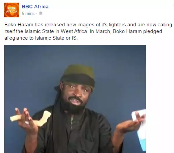 Boko Haram Changes Their Group Name – BBC New