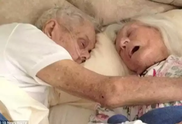 California: Couple Who Were Married For 75 Years Died Just Hours Apart As They Held Hands In Bed 