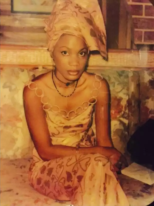 Check out this photo of Funmi Iyanda from 17 years ago