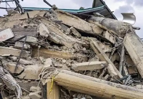 Church building collapses in Edo
