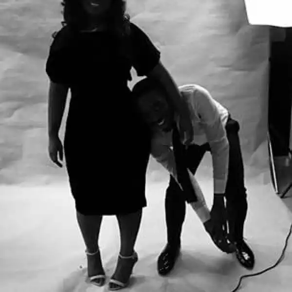 Comedian Bovi Happily Rested His Head On Toolz’ Big Hips