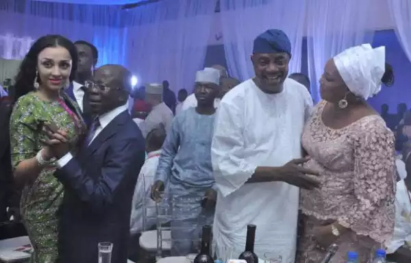 Cute Photo Of Governor Oshiomhole & IGP Arase Dancing With Their Wives