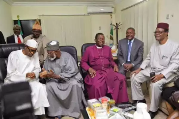 Dangote, Abdulsalam, Tambuwal, Others With Buhari In Abuja