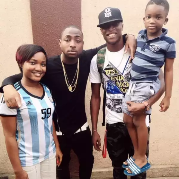 Davido: HKN Singer Has A Heart Of Gold…Makes Wish Of 5-Year-Old Boy Come True – PHOTOS!