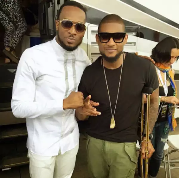 Dbanj Poses With Usher & Will.I.Am At The World Earth Day 2015 In D.C.