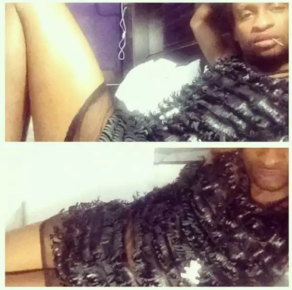 Denrele Edun Gets Bashed By Fans For Showing Off Sultry Feminine Pose – PHOTO