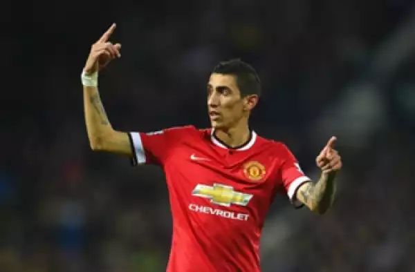 Di Maria is happy  at Manchester United, insists  wife