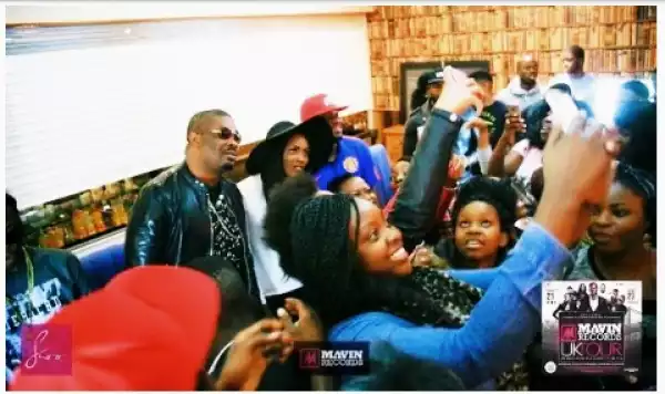 Donjazzy And The Mavin Crew Meets With the Students of University of Manchester | Photos