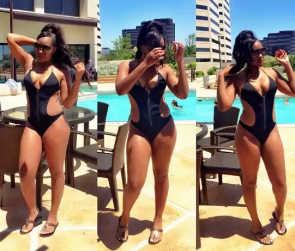 Emma Nyra Puts Her Body On Display In A Swimsuit.