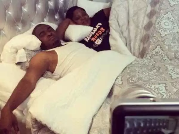 Eniona Badmus Spotted in Bed with Unknown Man