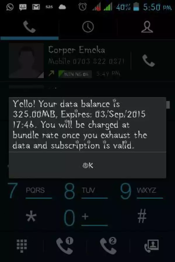 Enjoy 325MB And Above On Your MTN Sim