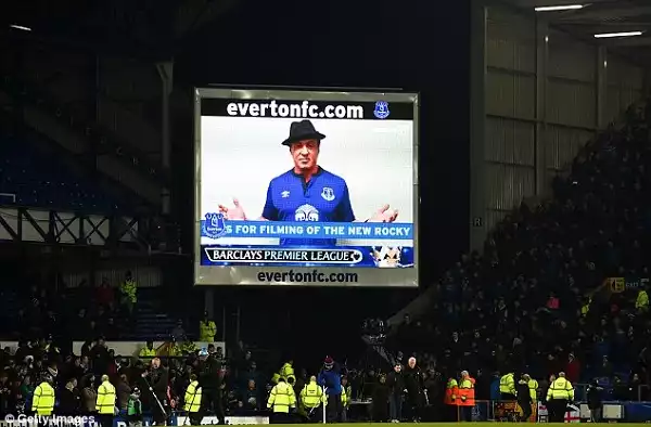 Everton fans feature in new film by Sylvester Stallone