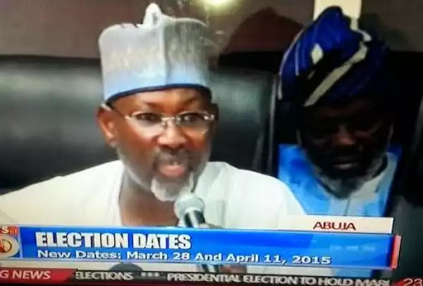 Finally!! INEC has postponed elections. Now March 28th and April 11th