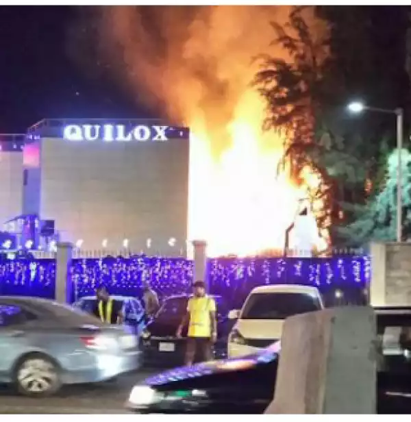 Fire razes part of Quilox Night Club during 1-year anniversary