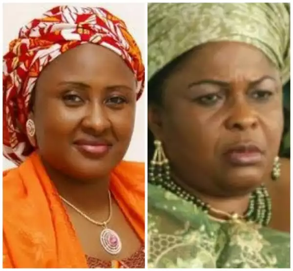 Former First Lady Patience Jonathan Delays Mrs Aisha Buhari From Landing