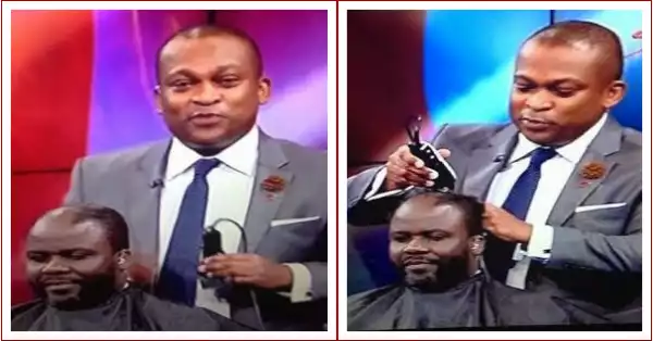 Former Footballer Samuel Kuffour Shaves Hair After Ghana Loses To Ivory Coast
