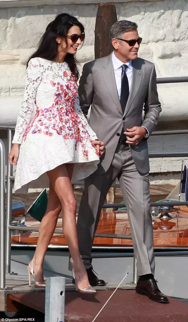 Four Dresses in a Wedding: Amal Alamuddin’s Style As She Weds George Clooney