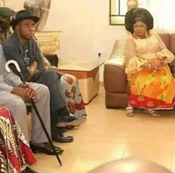 Funny Photo Of The Day: Patience Jonathan And Rotimi Amaechi