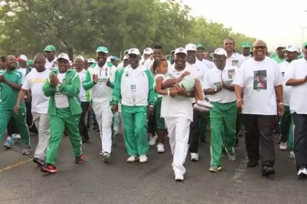 GEJ, VP Sambo, others at Nigerian sportsmen solidarity rally for the president