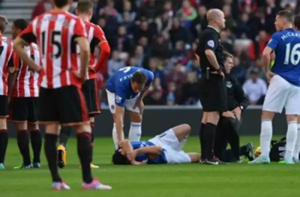 Gareth Barry out for weeks not months – Everton