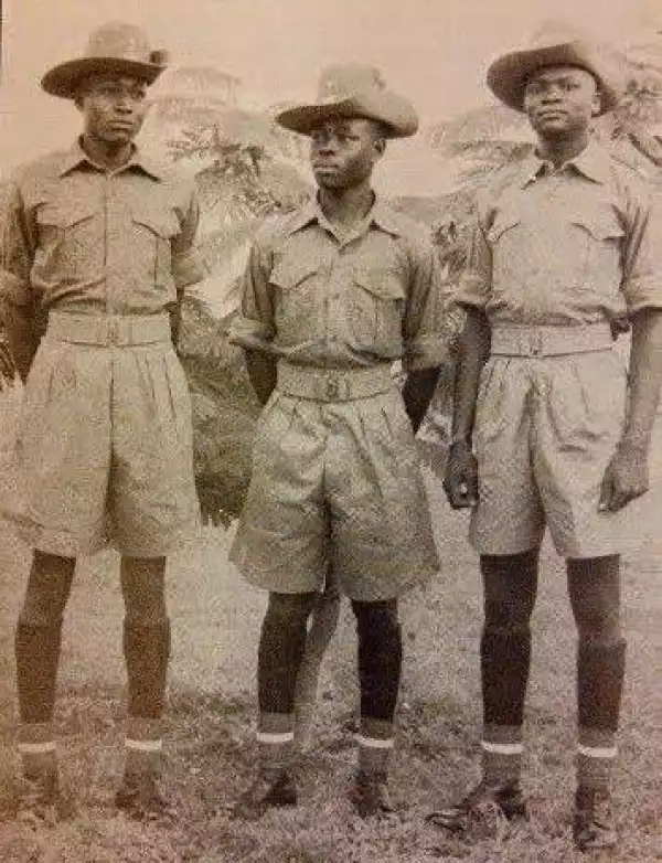 Gen. Buhari back then in the year 1962