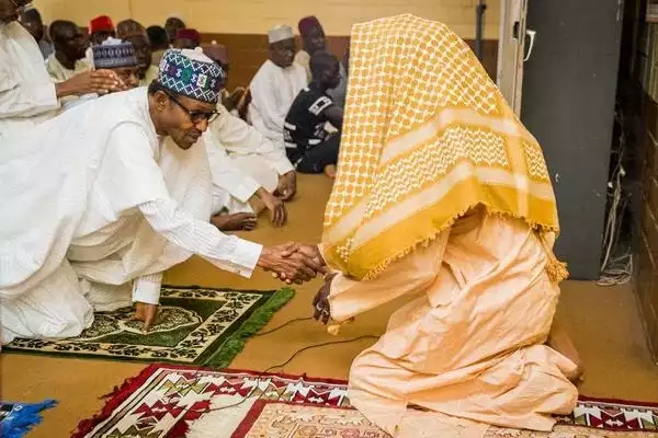 Gen Muhammadu Buhari Attends Jumaat Prayers at Mambila Mosque, Abuja