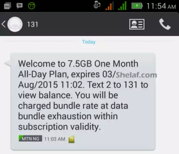 Get 7.5GB On Your MTN Sim Now