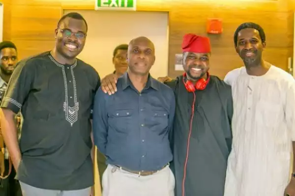 Governor Amaechi throws surprise birthday party for Adebola Williams