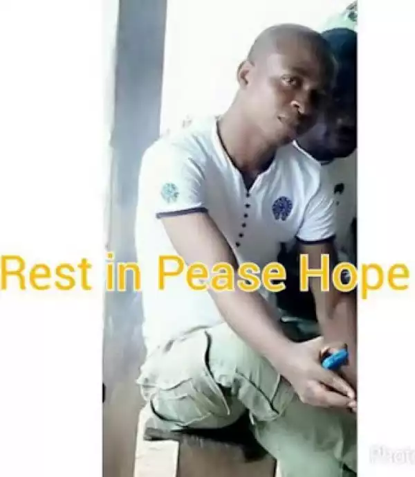 Graphic Photo: Corps Member Stabbed To Death In Imo State