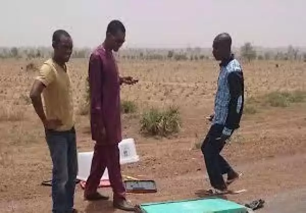 Graphic Photos Of INEC officials That Were Killed By Unknown Gunmen In Gombe Yesterday