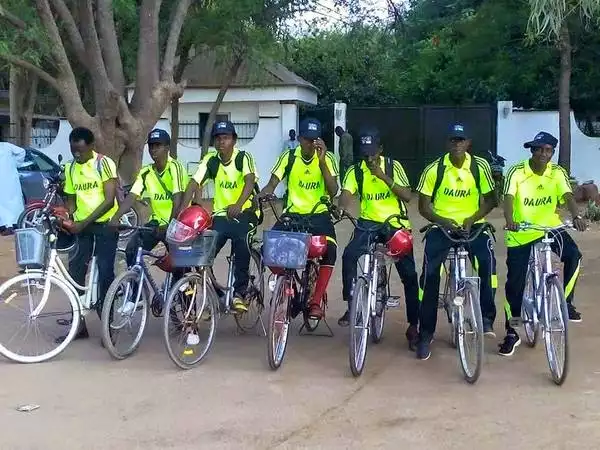 Group Of Bikers Ride From Buhari