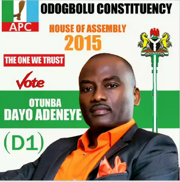 ‘I’m in politics to honour my people’s yearnings’ – Dayo Adeneye