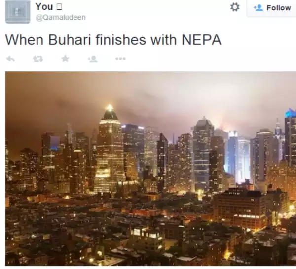 If I Hear!! See What Nigeria Will Look Like When Buhari Finishes With NEPA (Photo)