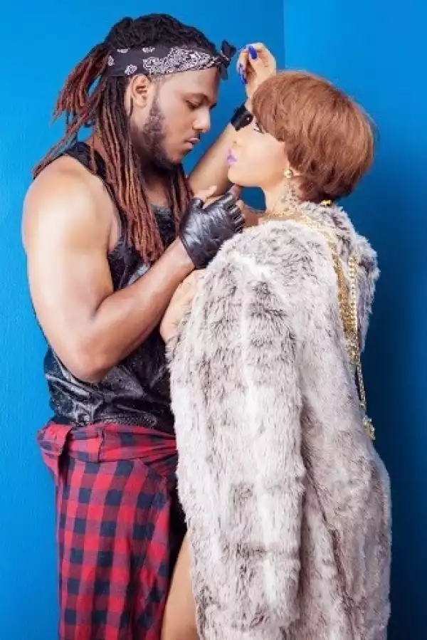 Is Artist Nedu Trying To kiss Tonto Dikeh On The Song He featured Her?