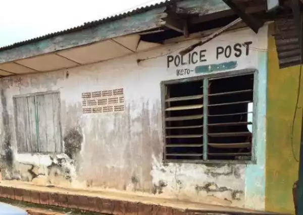 Is This For Real? See Photo Of A Police Post In Ijebu-Ode