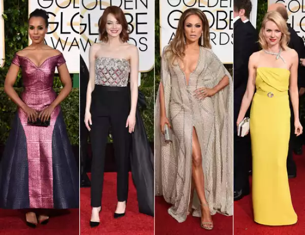 Jennifer Lopez, Kerry Washington, Lupita Nyong’o, others shine on Golden Globe Awards 2015 red carpet