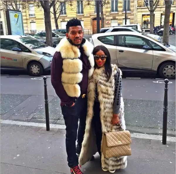 Jennifer Obayuwana & Her Boo Peter Salah Enjoy Romantic Vacay In Paris – PHOTO