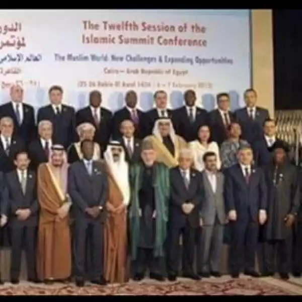 Jonathan At OIC Summit With Leaders From Islamic Countries (photo)